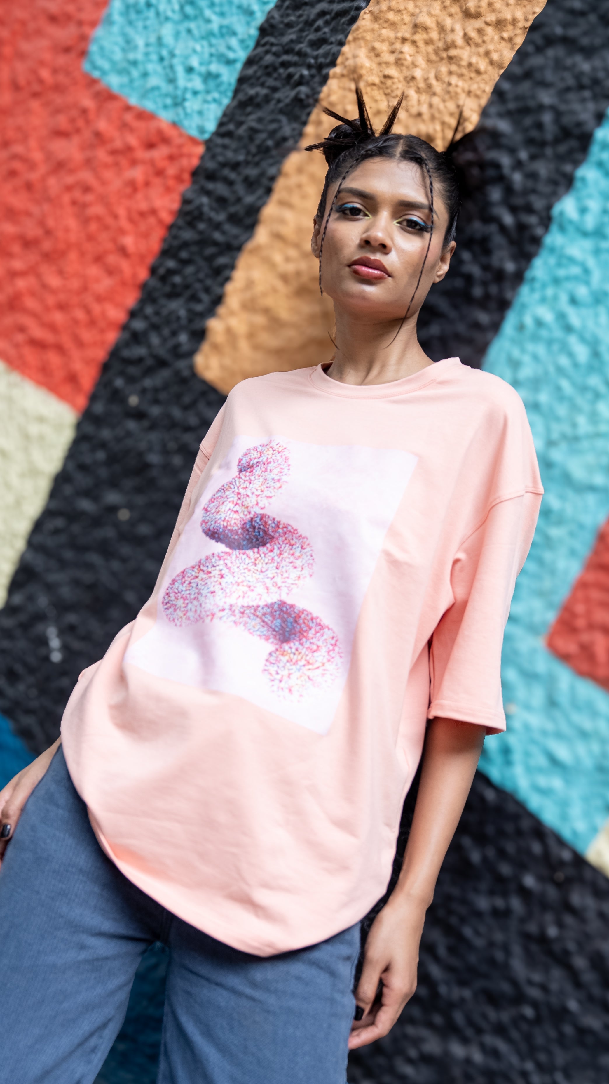 Peach Fuzz Oversized T