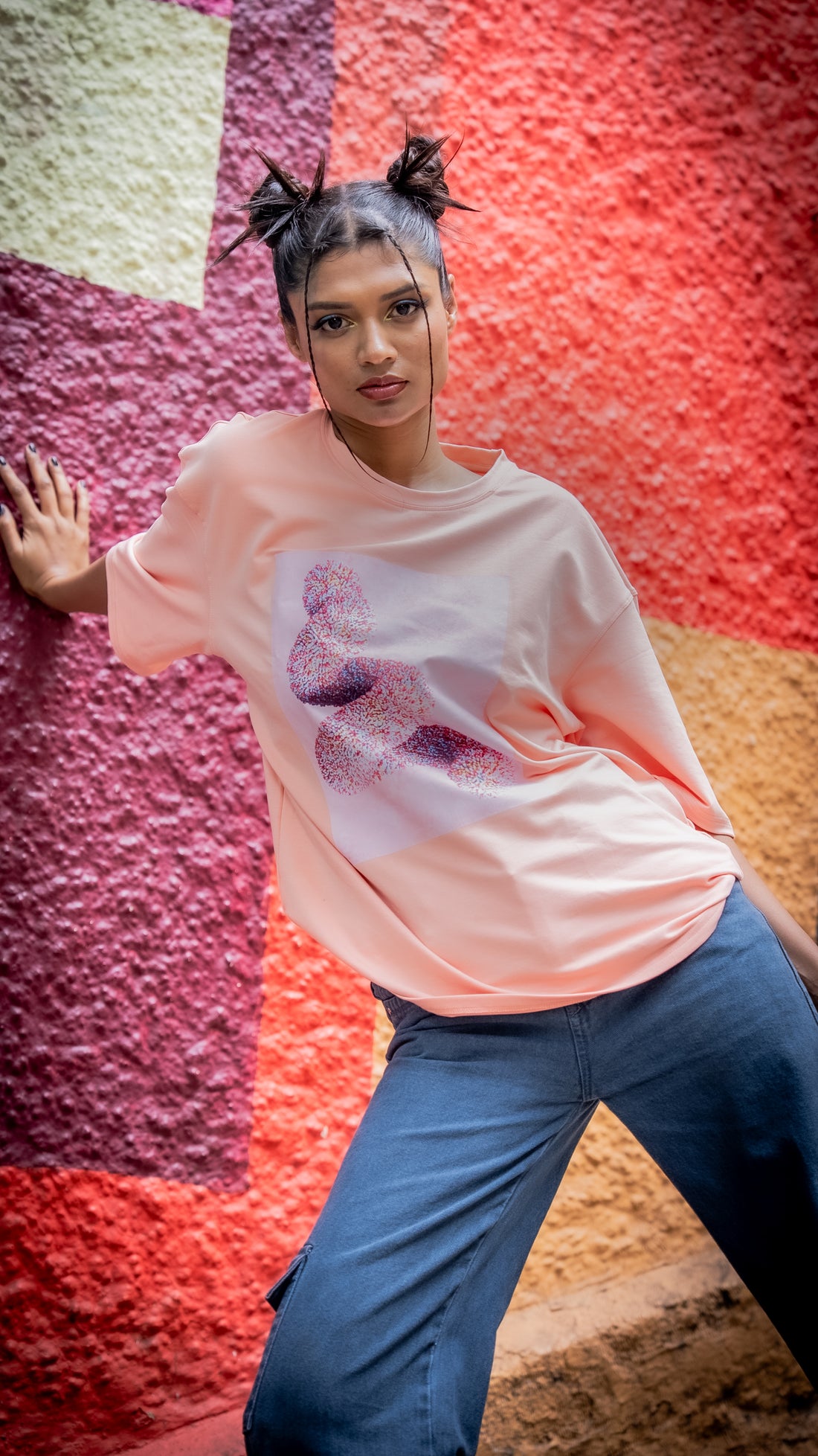 Peach Fuzz Oversized T
