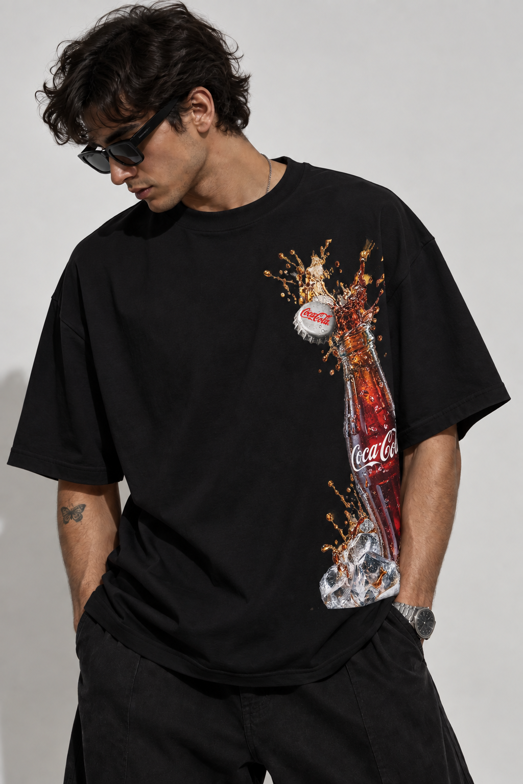 Coca-Cola Splash Oversized Tee