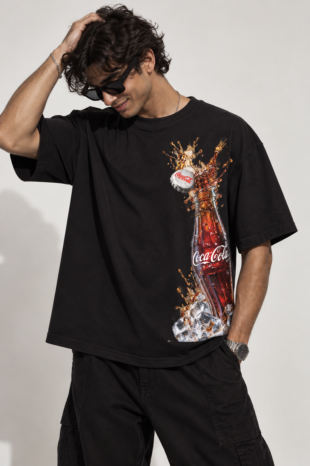 Coca-Cola Splash Oversized Tee