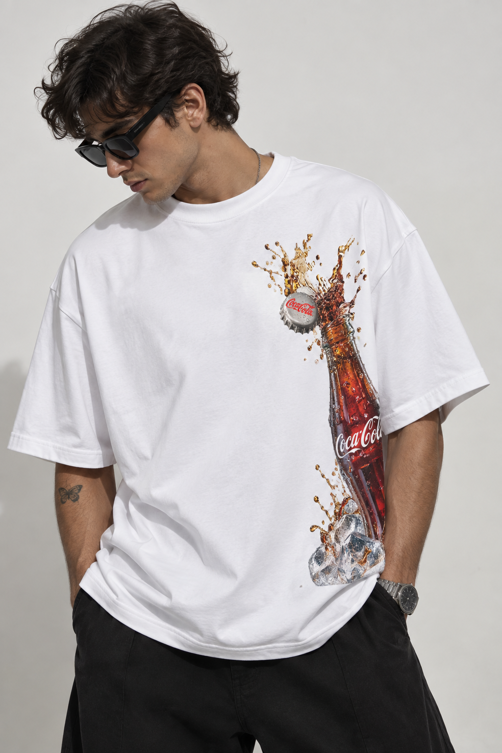 Coca-Cola Splash Oversized Tee