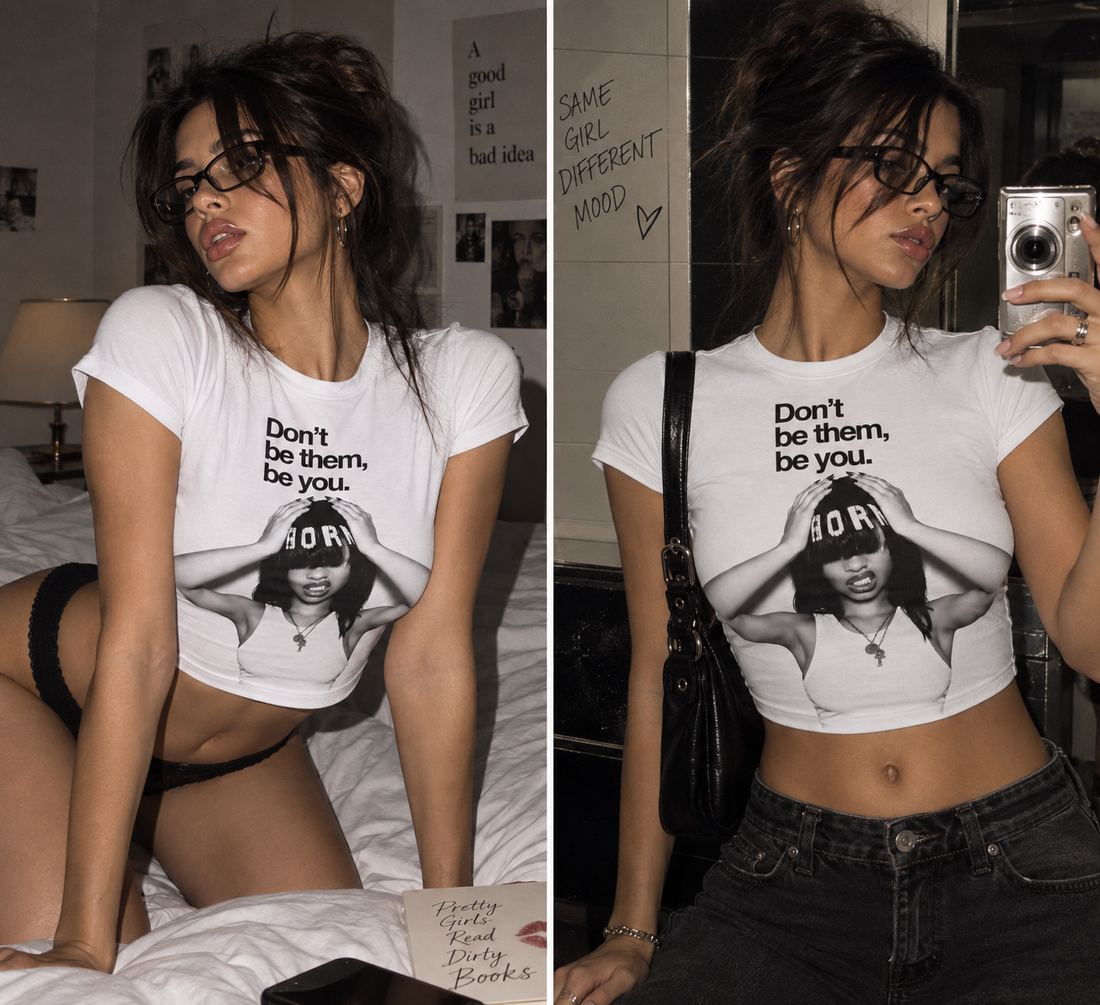 Dont Be Them Be You Baby Tee