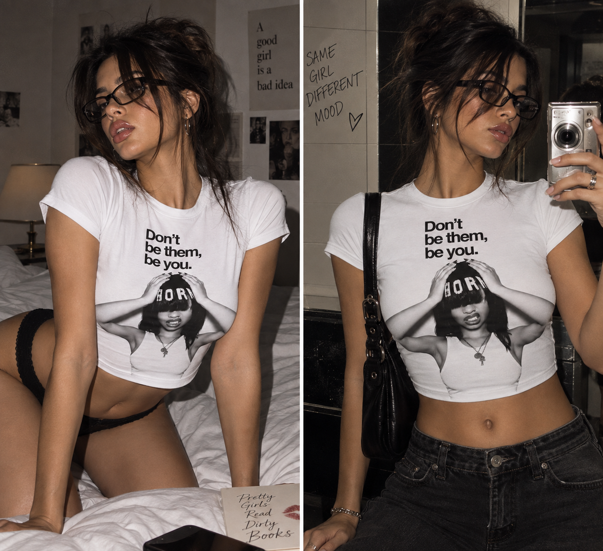 Dont Be Them Be You Baby Tee