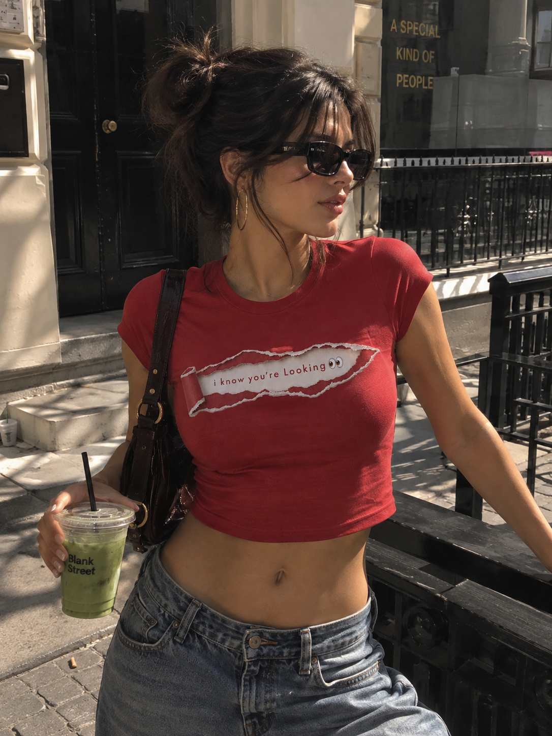 I Know Your Looking Baby Tee