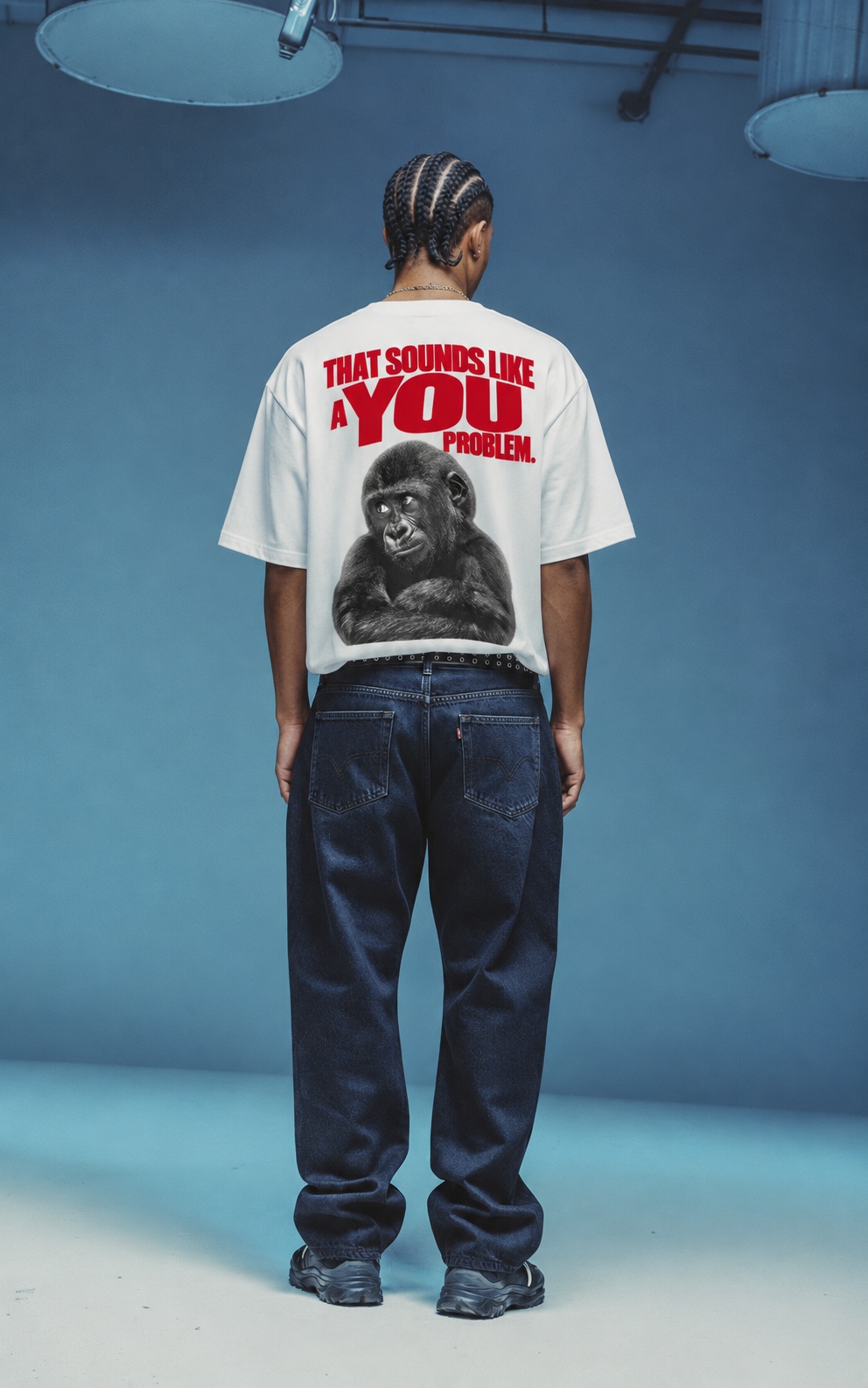 That Sounds Like A YOU Problem Oversized Tee in White
